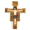 Obiecte bisericesti | Cruce de perete din rasina pictata | 5307
