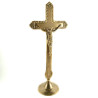 Obiecte bisericesti | Cruce pentru masa din metal auriu | 5318