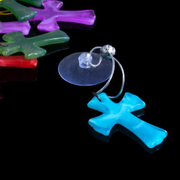 Obiecte bisericesti Medalion auto cruce din plastic  Ventani 2539