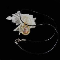 Obiecte bisericesti | Colier medalion oval Icoana Maicii Domnului | 1817