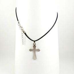 Obiecte bisericesti | Colier cruce din inox | 1835