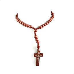 Obiecte bisericesti | Colier bile si cruce din lemn | 1855