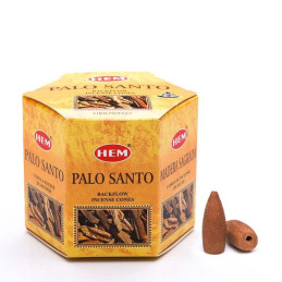 Conuri parfumate Hem Palo Santo Backﬂow Cone Hem cutie 40 conuri| Conuri back flow Hem India