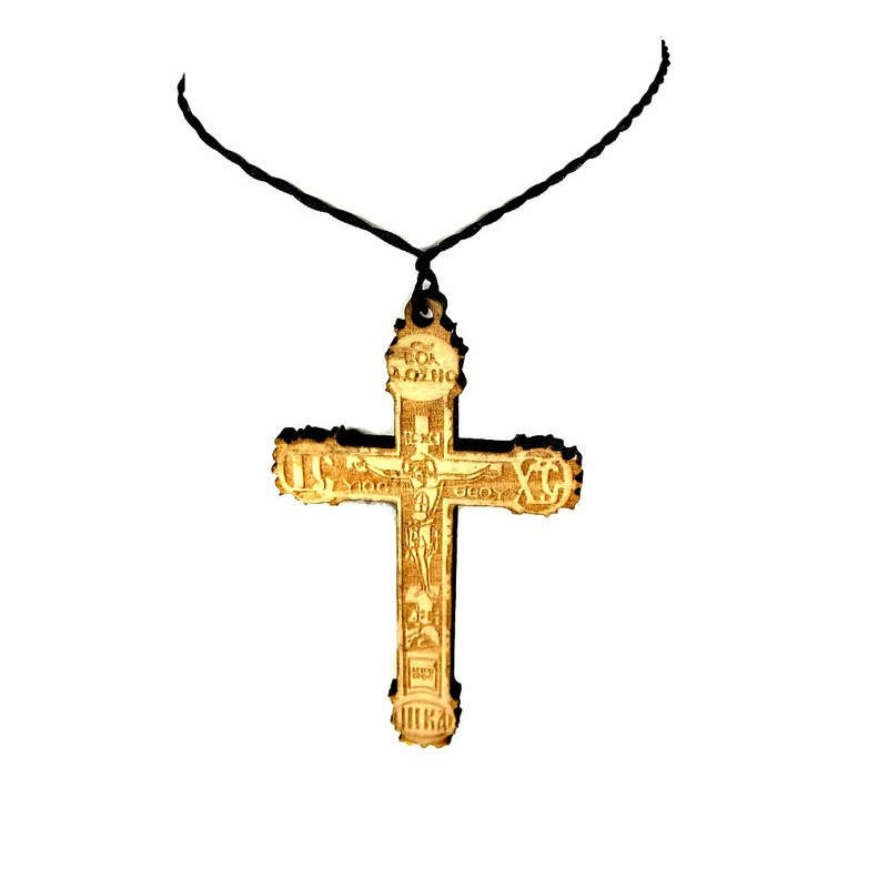 Obiecte bisericesti | Colier cruce din lemn | 1860
