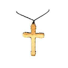Obiecte bisericesti | Colier cruce din lemn | 1860