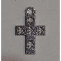Obiecte bisericesti | Medalion cruce de metal 17mm | 2119