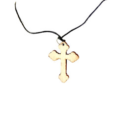 Obiecte bisericesti | Colier cruce din lemn | 1853